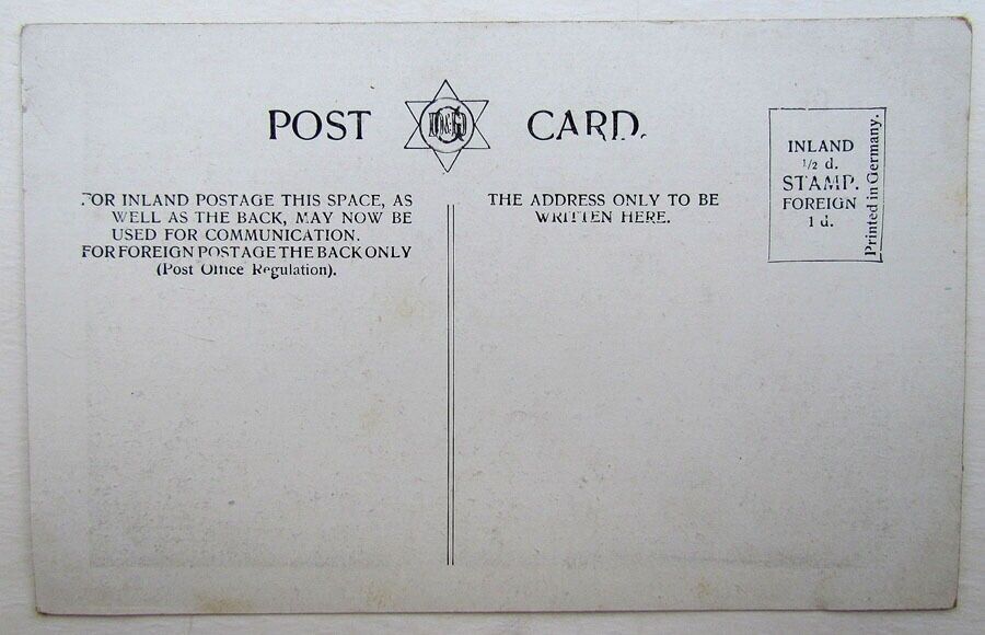 VINTAGE BRITISH POSTCARD PICCADILLY MANCHESTER STREET SCENE VIEW