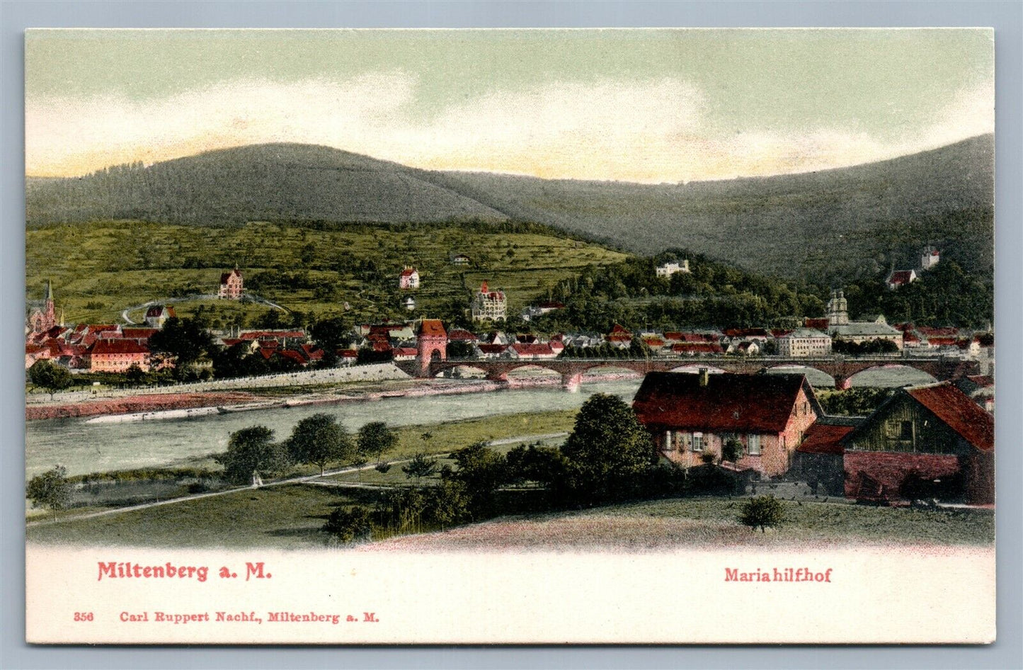 MILTENBERG a.M. GERMANY MARIAHILFHOF ANTIQUE POSTCARD