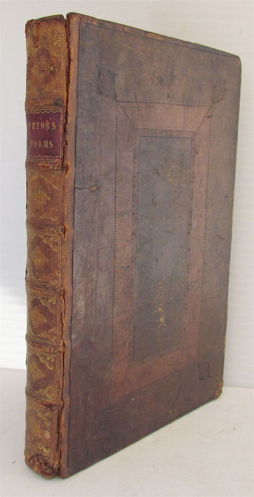 1718 POEMS on SEVERAL OCCASIONS antique FOLIIO by Matthew Prior in ENGLISH