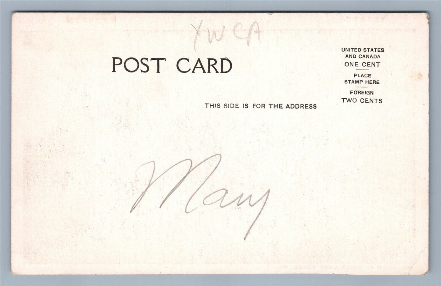 CAMP MEADE MD Y.W.C.A. HOSTESS HOUSE ANTIQUE POSTCARD