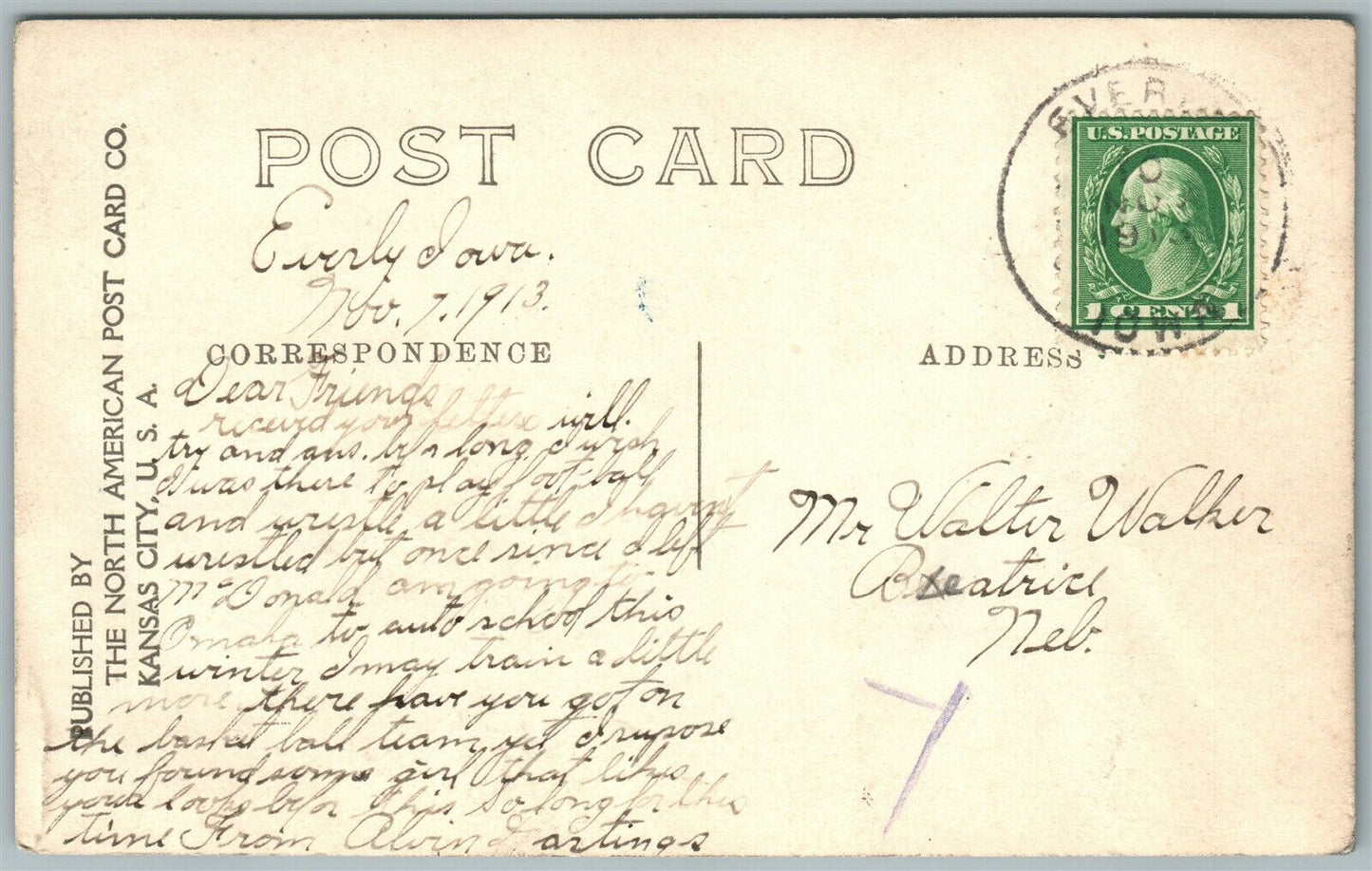 DUCK HUNTERS w/ RIFLES IOWA EXAGGERATED 1913 ANTIQUE REAL PHOTO POSTCARD RPPC