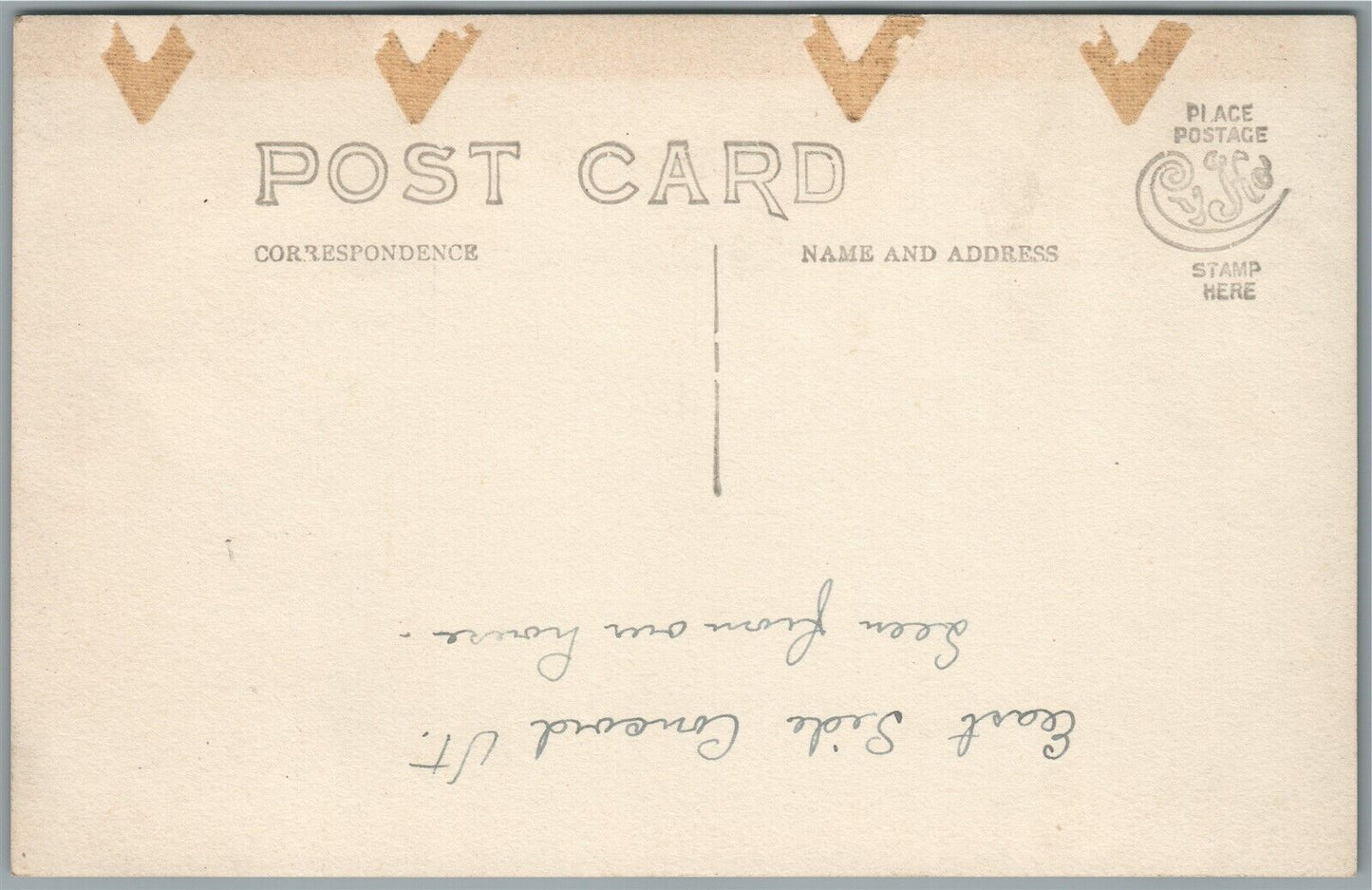 CONCORD VT VIEW w/ TROUT BROOK CREAMERY ANTIQUE REAL PHOTO POSTCARD RPPC