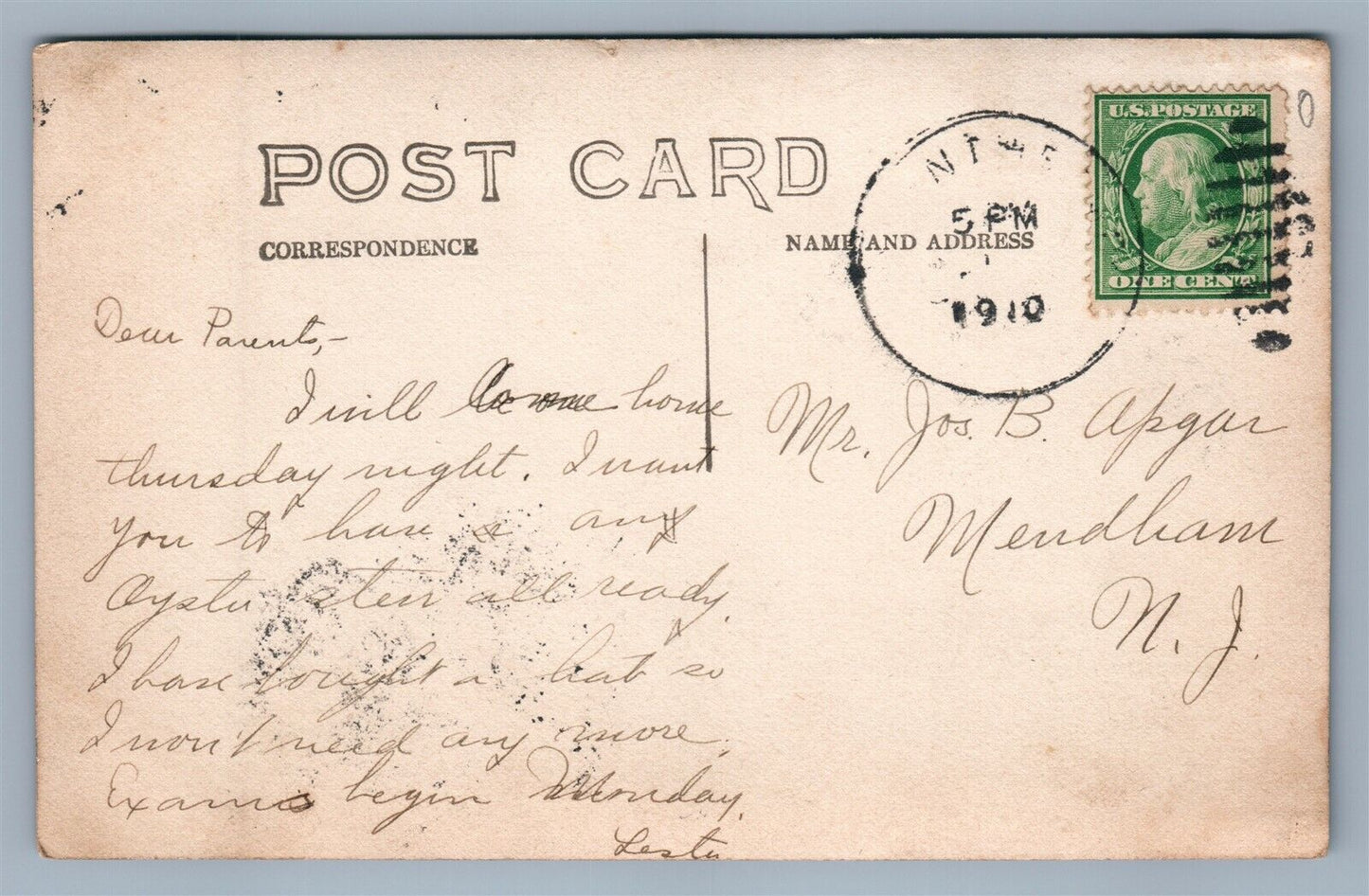 HERMON MA BOY'S SCHOOL WEST HALL ANTIQUE REAL PHOTO POSTCARD RPPC