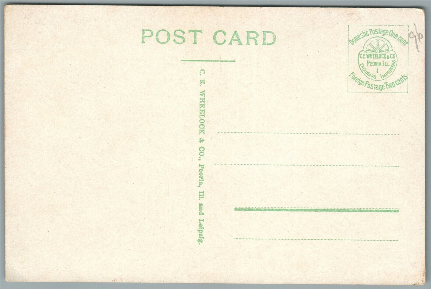 HANOVER PA BALTIMORE STREET ANTIQUE POSTCARD