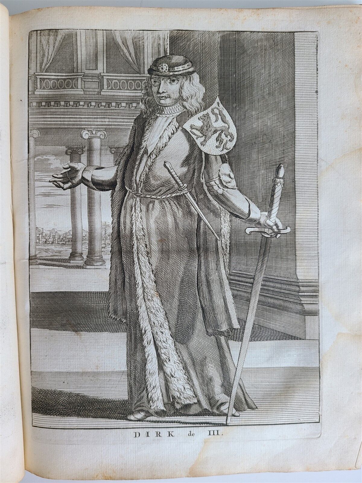 1744 NETHERLANDS Haarlem HISTORY antique FULLY ILLUSTRATED w/ 35 ENGRAVINGS