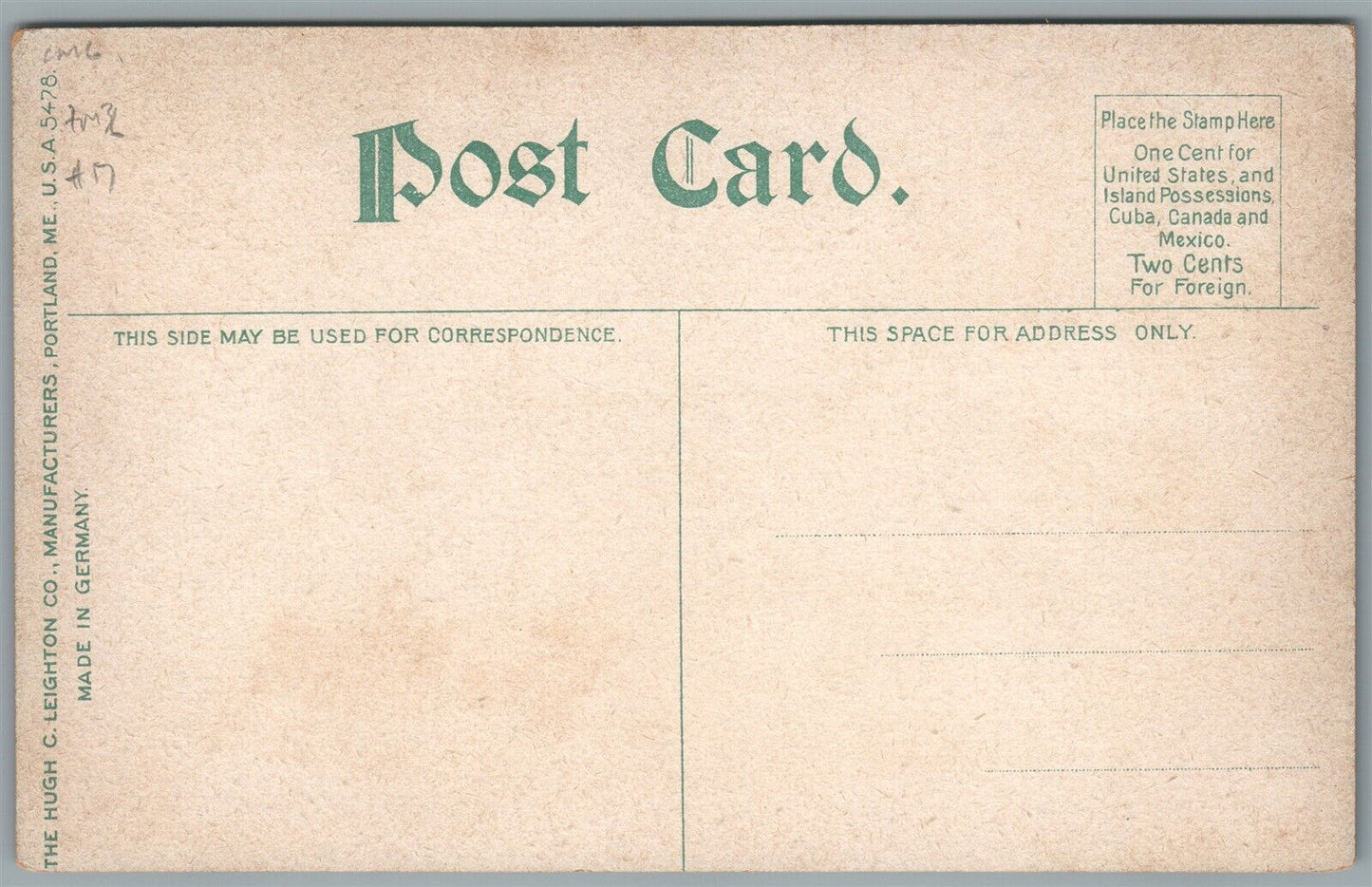 MILLERS FALLS MA ANTIQUE POSTCARD