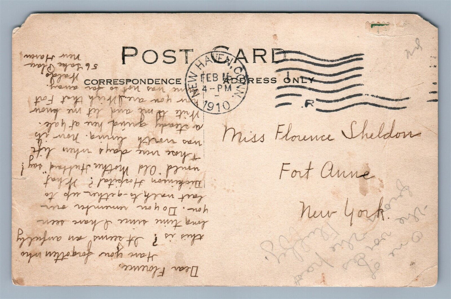 MILFORD PA YALE CAMP ANTIQUE REAL PHOTO POSTCARD RPPC