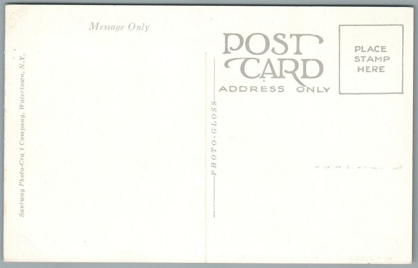 ONEIDA NY RAILROAD STATION RAILWAY TRAIN DEPOT ANTIQUE POSTCARD