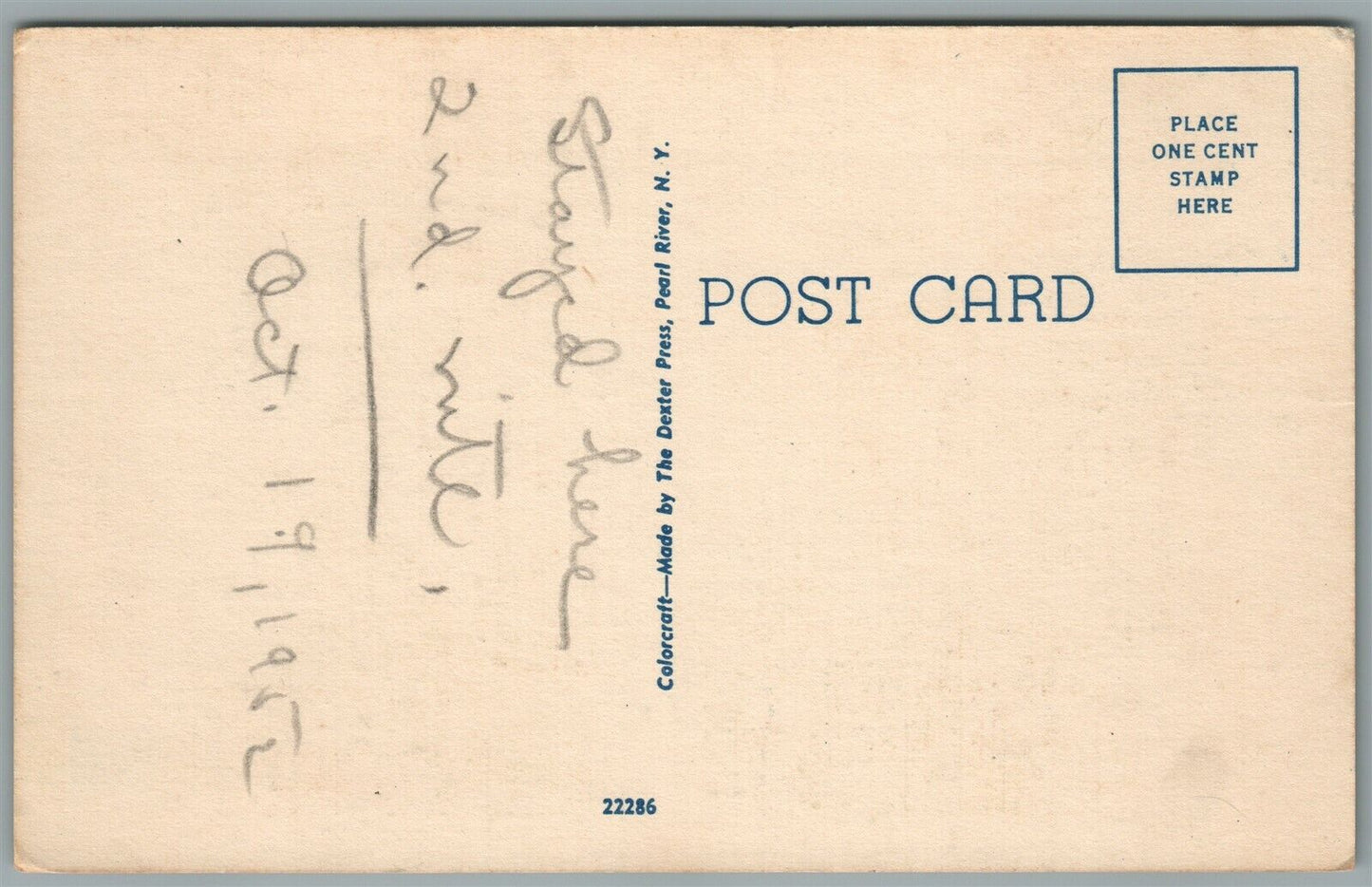 YULEE FL SUNOCO GAS STATION STILLWELL COTTAGES VINTAGE POSTCARD