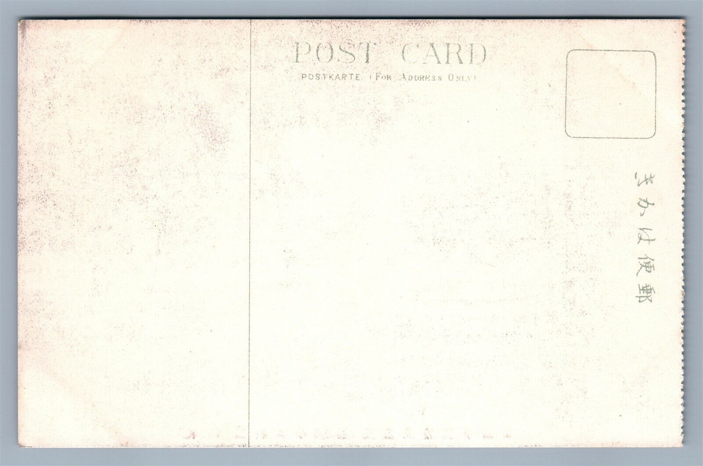 JAPAN PARK SCENE Japanese ANTIQUE POSTCARD