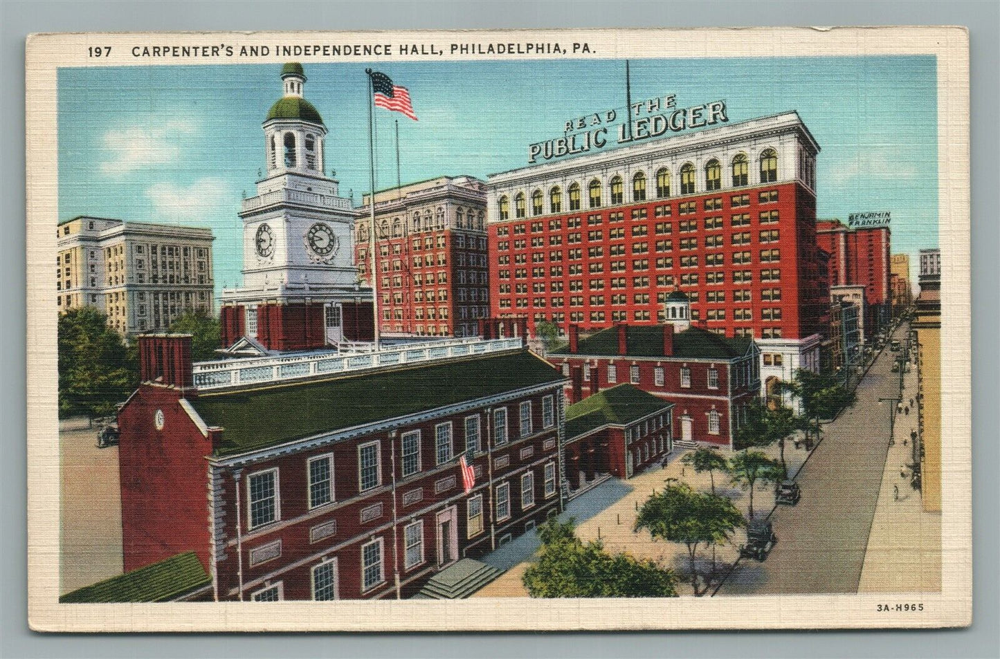 POST CARD DISTRIBUTING CO ADVERTISING WILDWOOD NJ & PHILADELPHIA PA ANTIQUE
