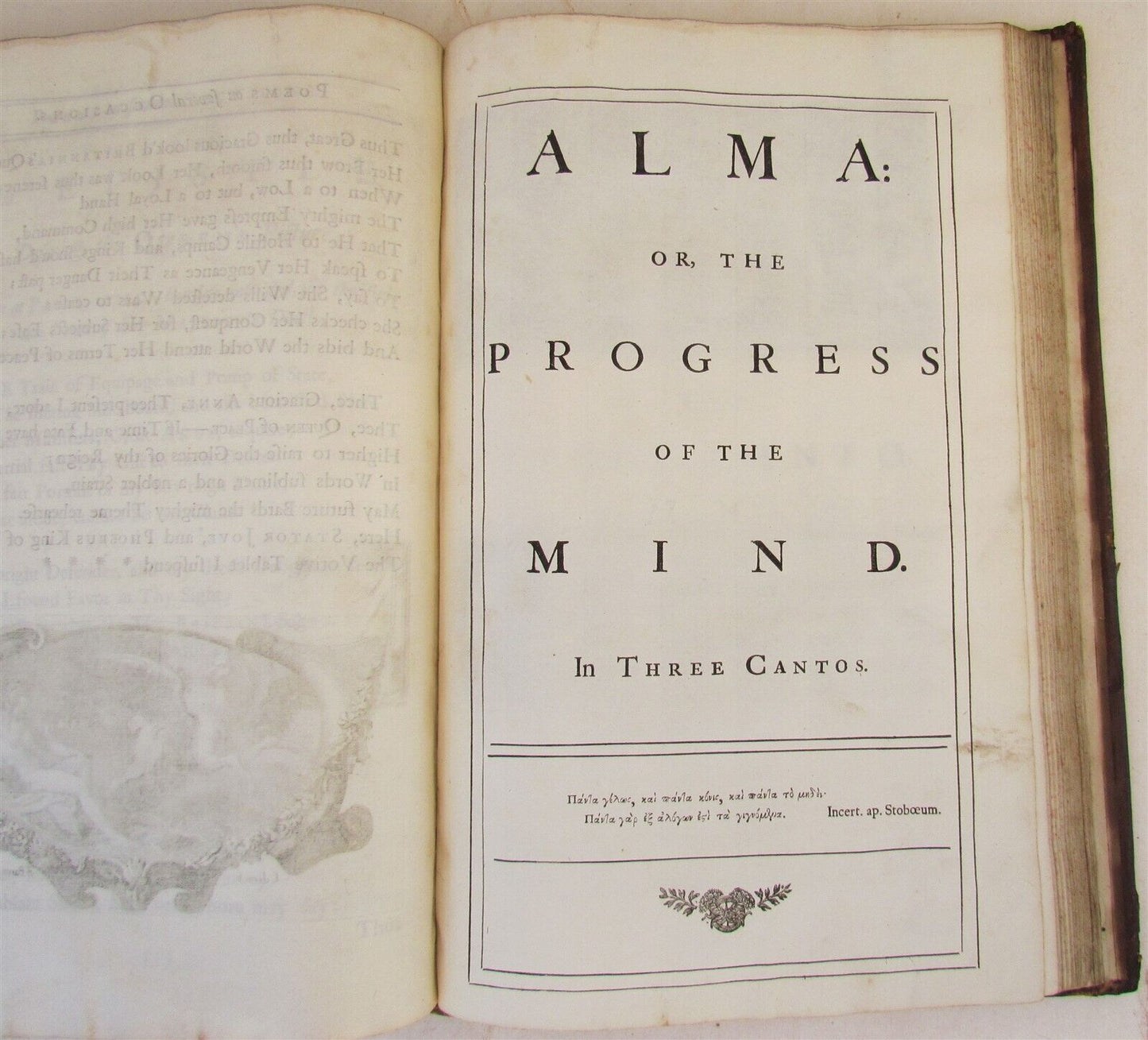 1718 POEMS on SEVERAL OCCASIONS antique FOLIIO by Matthew Prior in ENGLISH