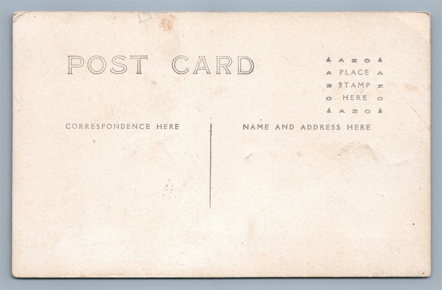 EXAGGERATED FISHING ANTIQUE REAL PHOTO POSTCARD RPPC