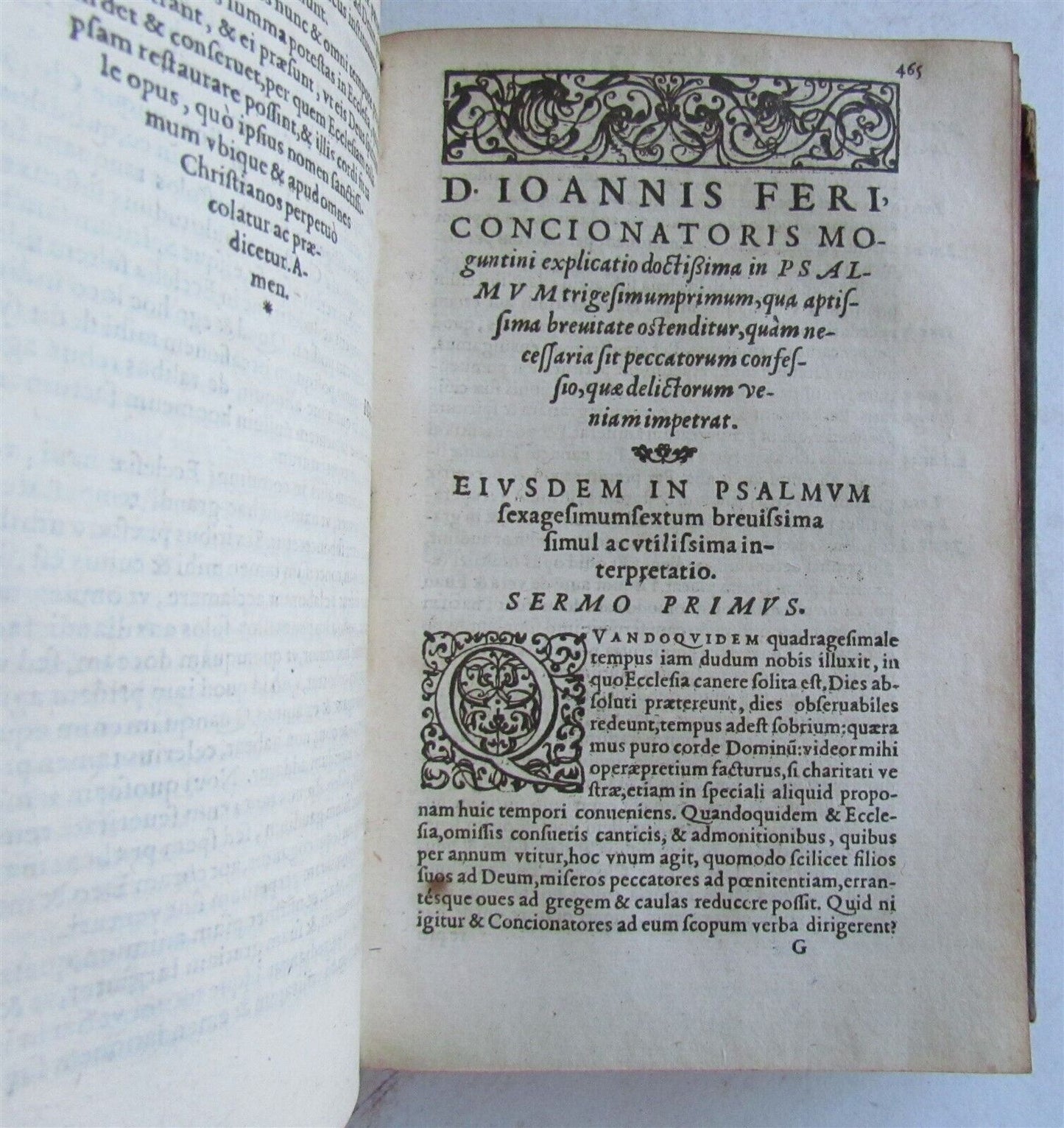 1567 Opuscula varia. by J. FERUS antique in LATIN 16th century