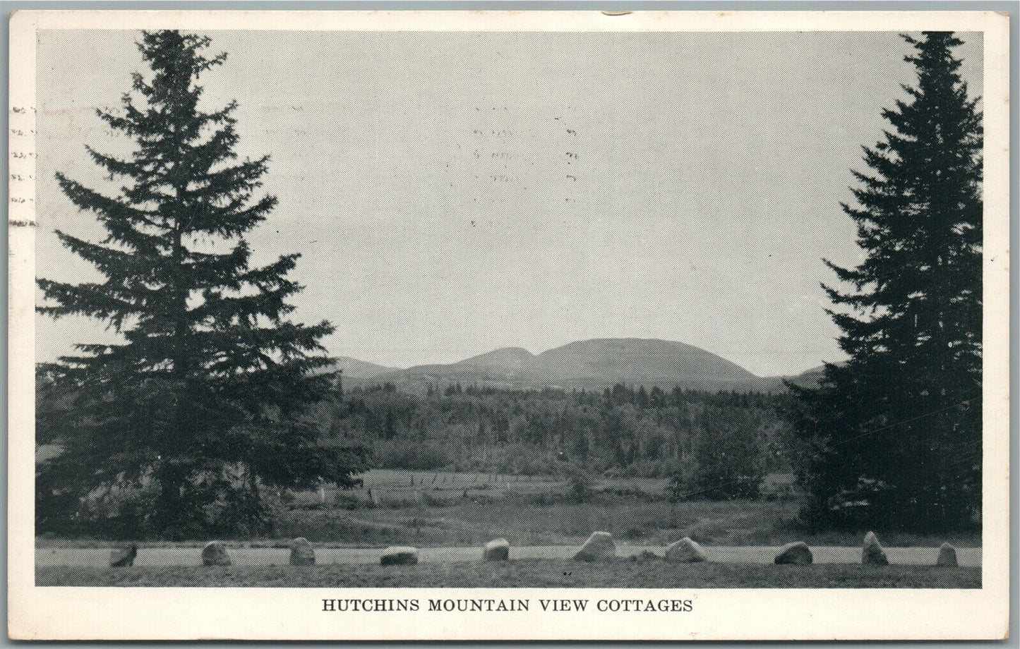 BAR HARBOR ME MOUNTAIN VIEW COTTAGES VINTAGE POSTCARD