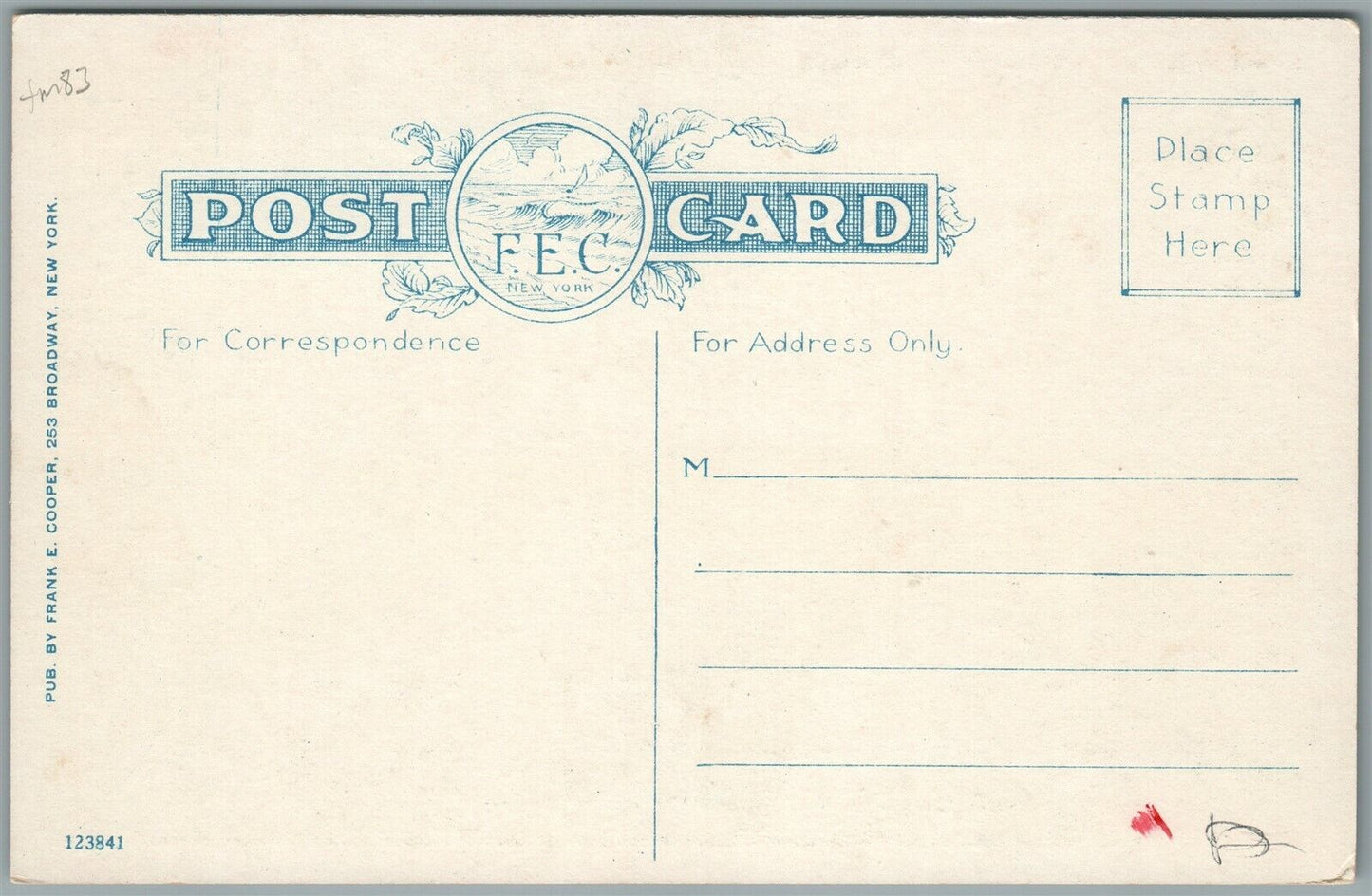 SHARK RIVER HILLS NJ COUNTRY CLUB ANTIQUE POSTCARD