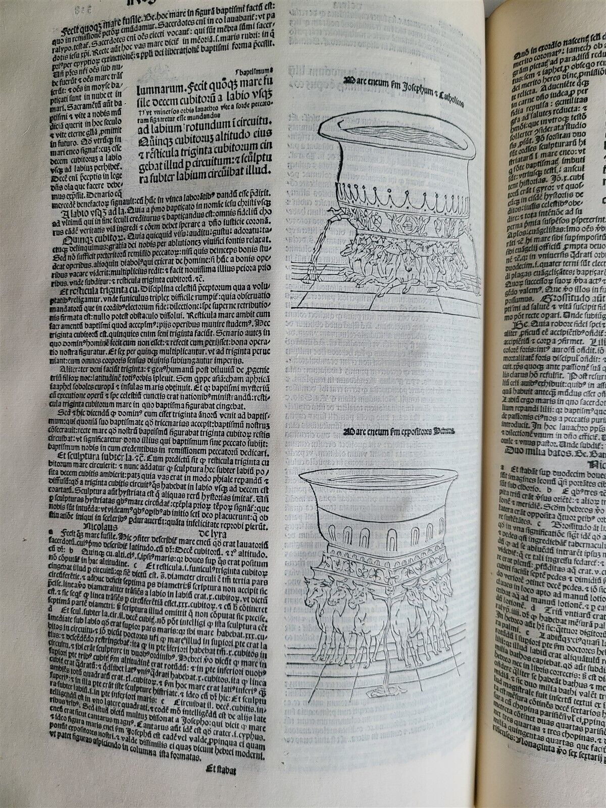1495 INCUNABULA BIBLE 3 FOLIO VOLUMES COMPLETE antique ILLUSTRATED BIBLIA LATINA