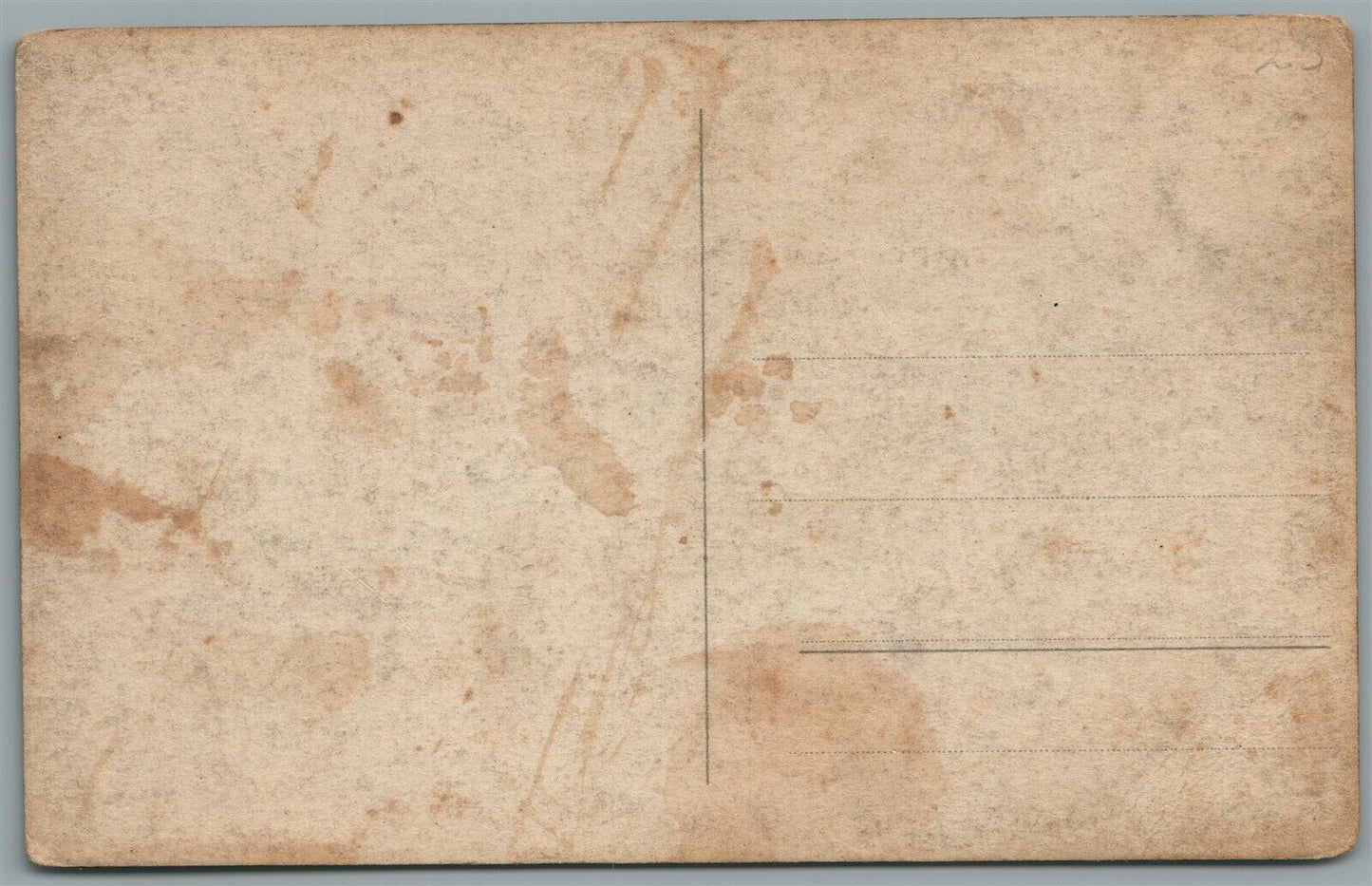 EARLY AVIATION AIRPLANE CRASH ANTIQUE REAL PHOTO POSTCARD