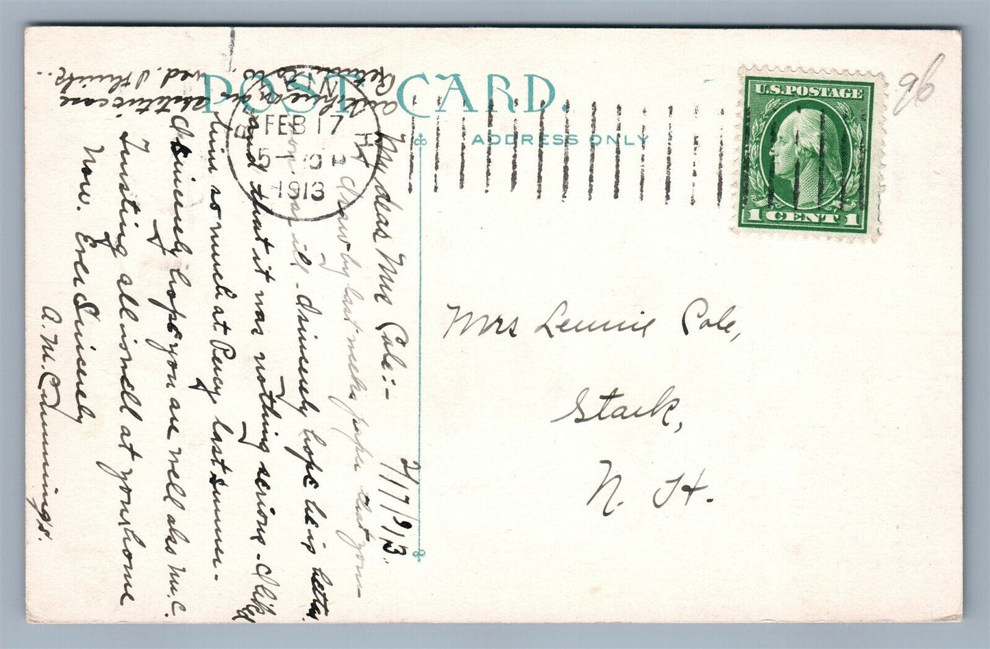 BERLIN NH MAIN STREET ANTIQUE POSTCARD