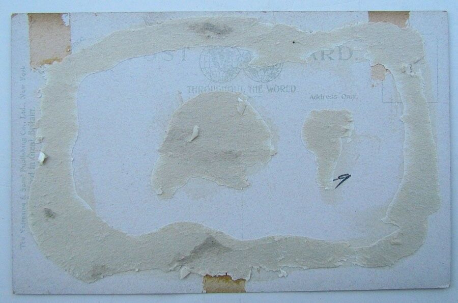 VINTAGE POSTCARD ELIZABETH NJ STREET SCENE NEWARK AVE. NORTH BROAD STR. trolley