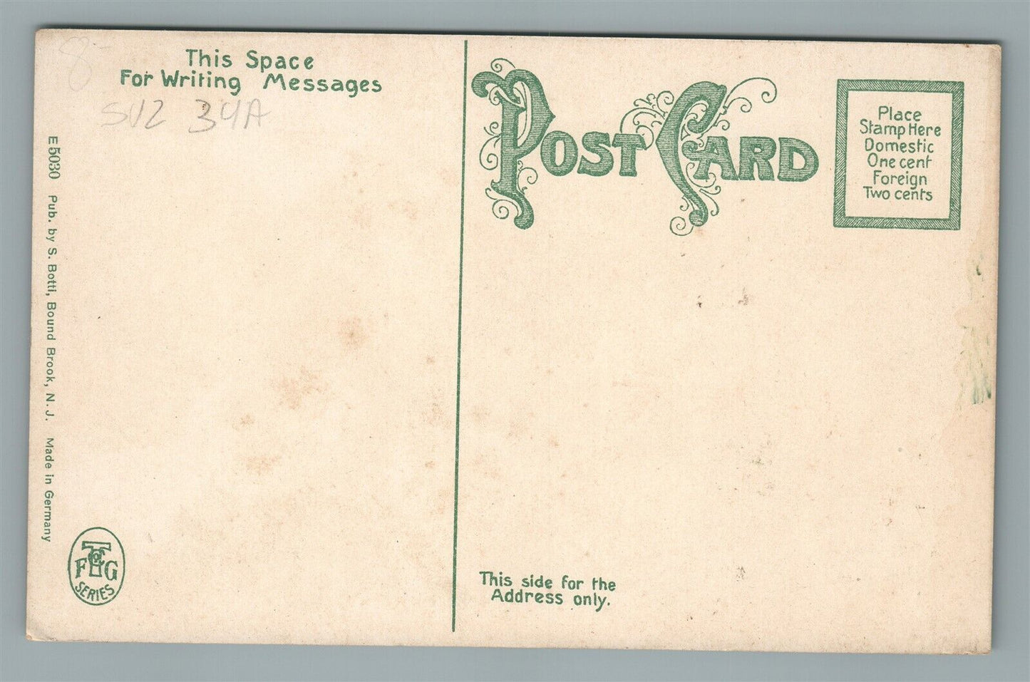 BOUND BROOK NJ GREEN BROOK ANTIQUE POSTCARD