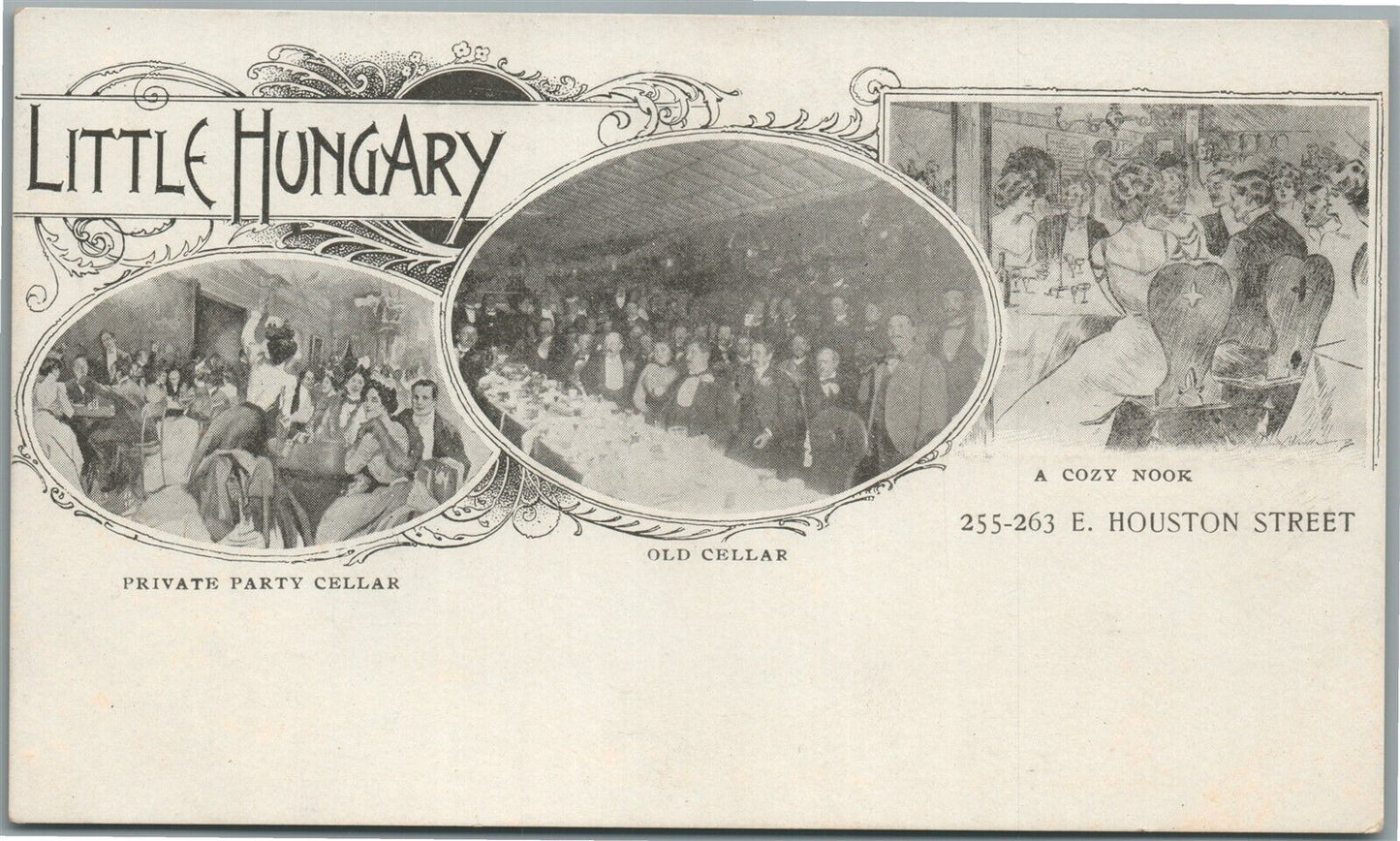 BROOKLYN NY LITTLE HUNGARY ANTIQUE POSTCARD