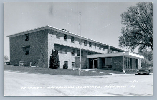 WAUKON IA VETERANS MEMORIAL HOSPITAL VINTAGE REAL PHOTO POSTCARD RPPC