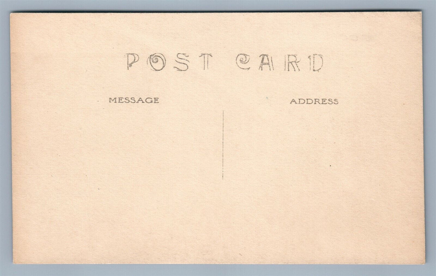 WAUSAU WI EXAGGERATED DADDY FISHING ANTIQUE REAL PHOTO POSTCARD RPPC