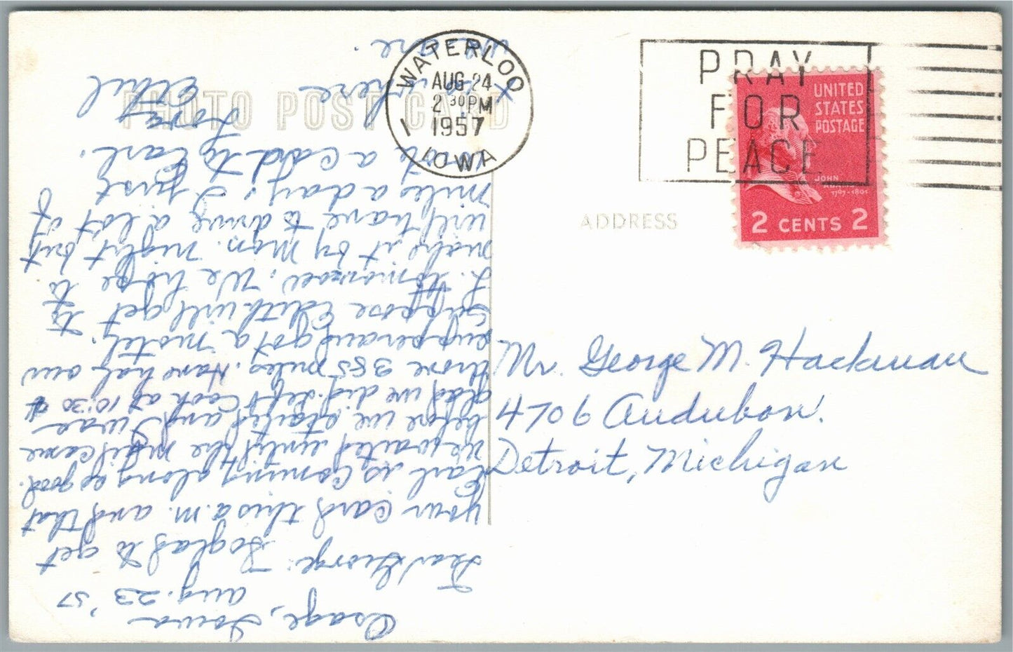 OSAGE IA EAST END MOTEL VINTAGE REAL PHOTO POSTCARD RPPC