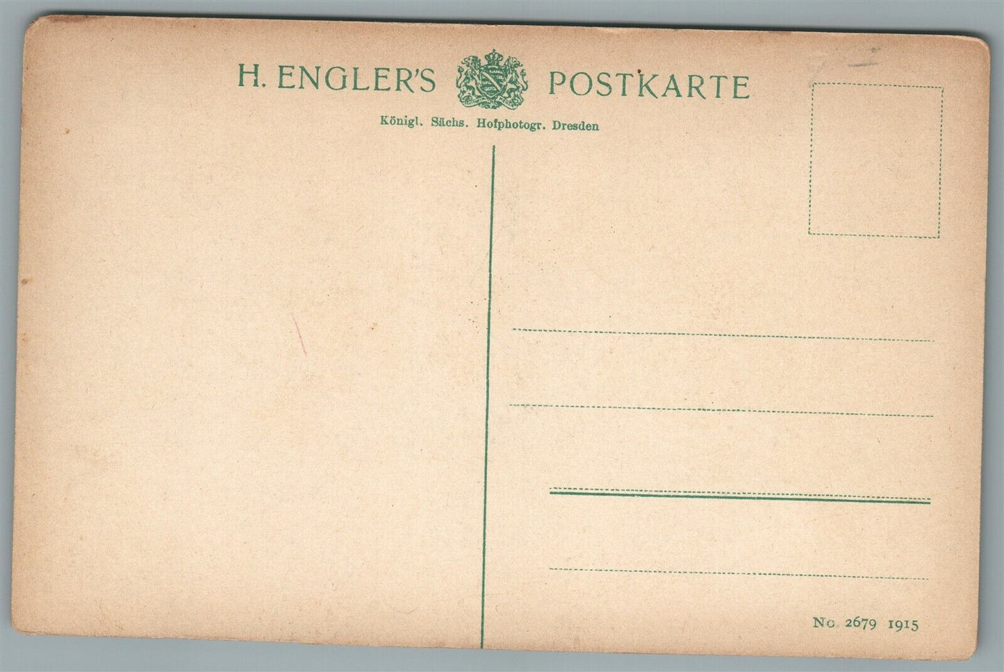 COSEL ERINNERUNGEN GERMANY SCHLOSS STOLPEN ANTIQUE POSTCARD