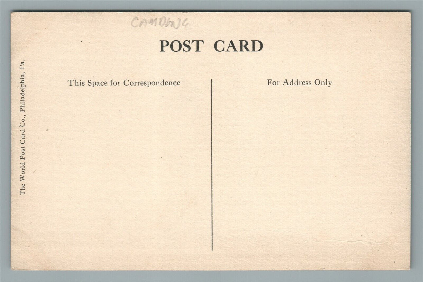 HADDONFIELD NJ ELIZABETH HADDON HOUSE ANTIQUE POSTCARD