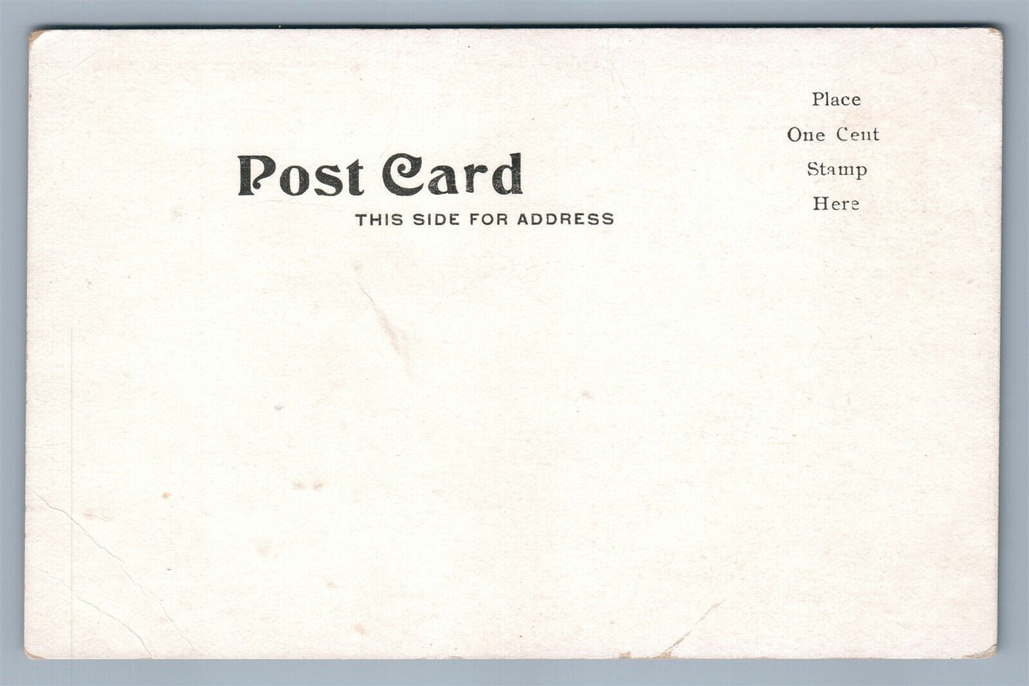 CARTHAGE NY HALL'S JEWELRY & MUSIC STORE ANTIQUE POSTCARD