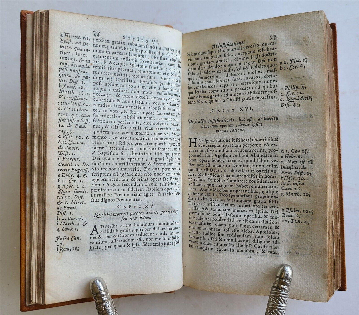 1666 SANCROSANCTI et OECUMENICI CONCILII TRIDENTINI CANONES et DECRETA antique