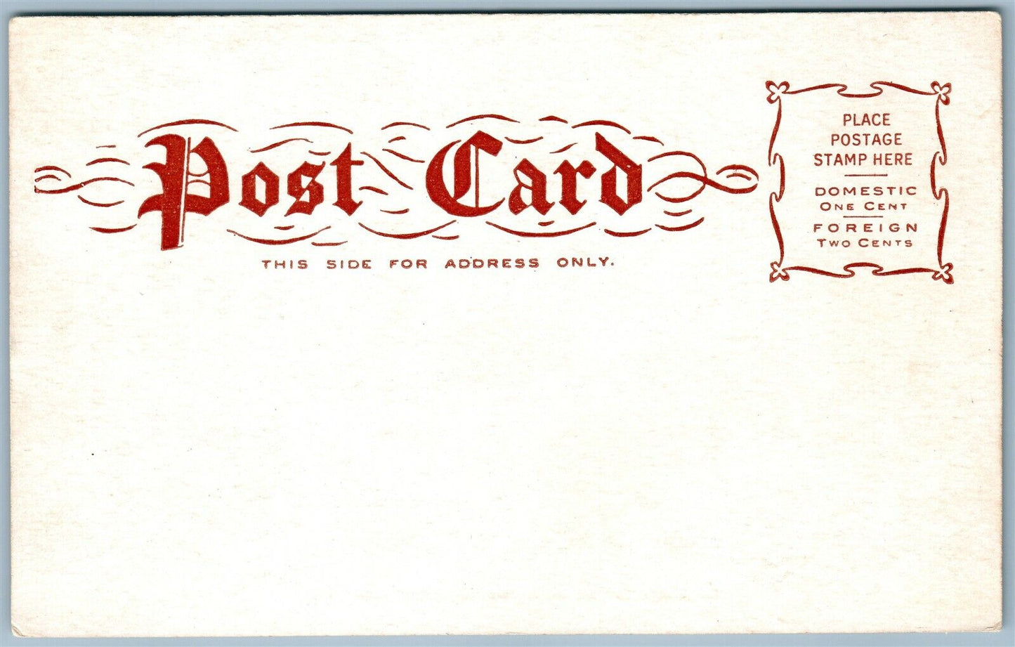 WASHINGTON NJ FORD FURNITURE & CARPET HOUSE ANTIQUE POSTCARD