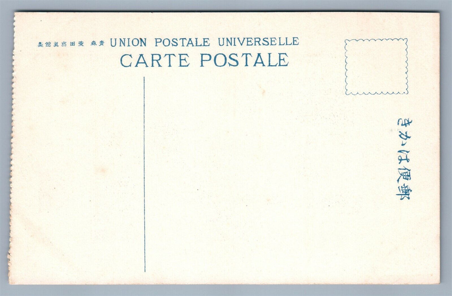 JAPAN HOTEL front view ANTIQUE Japanese POSTCARD