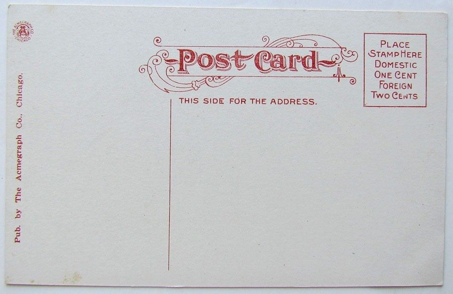 VINTAGE POSTCARD PENN SQUARE FROM 4th STREET READING PA