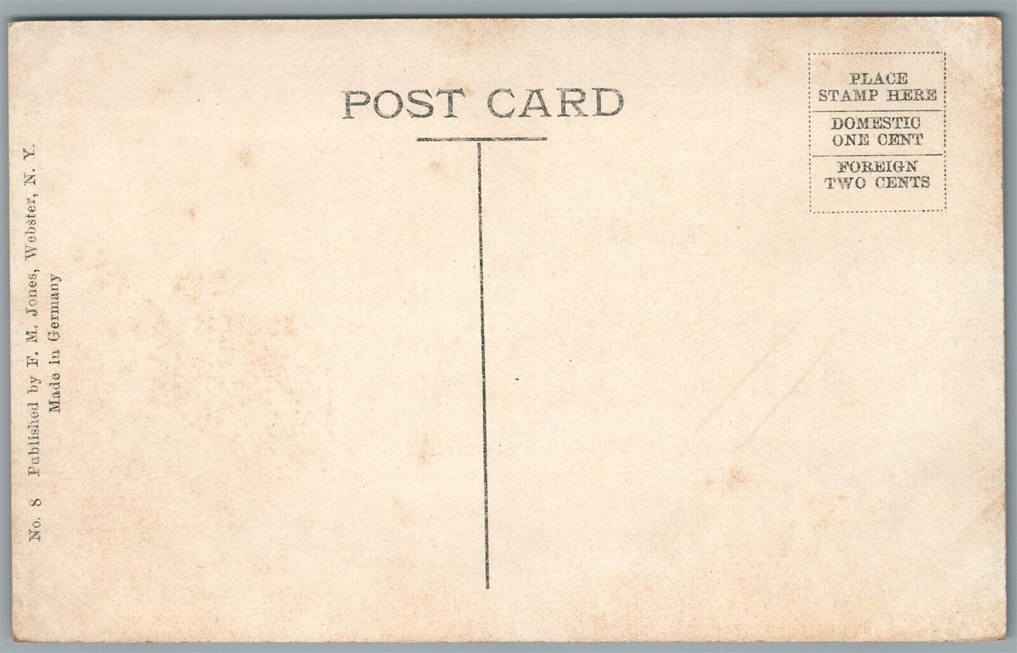 WEBSTER NY LAPHAM PARK ANTIQUE POSTCARD