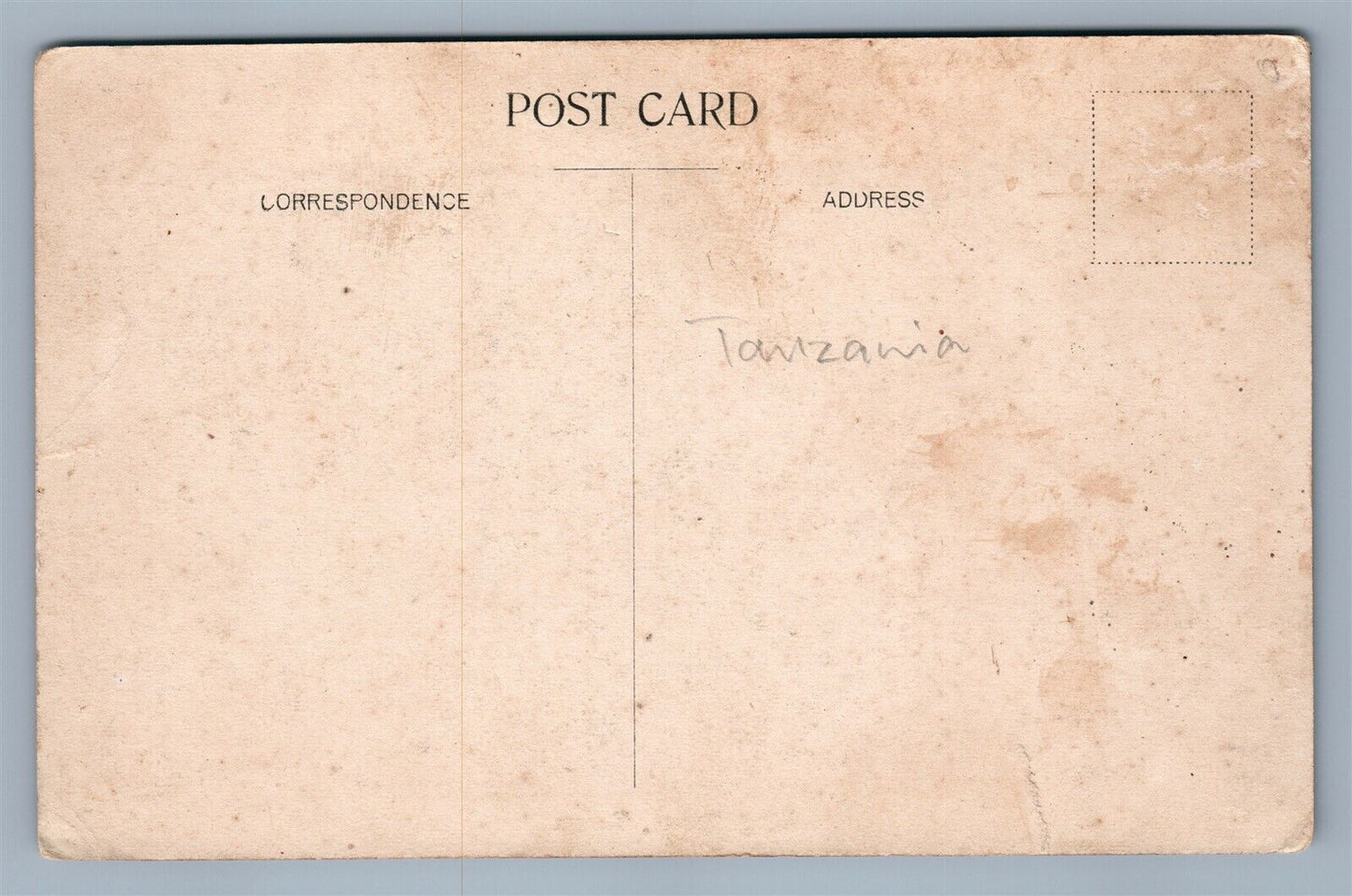 TANZANIA AFRICA TANGA KING STREET ANTIQUE POSTCARD