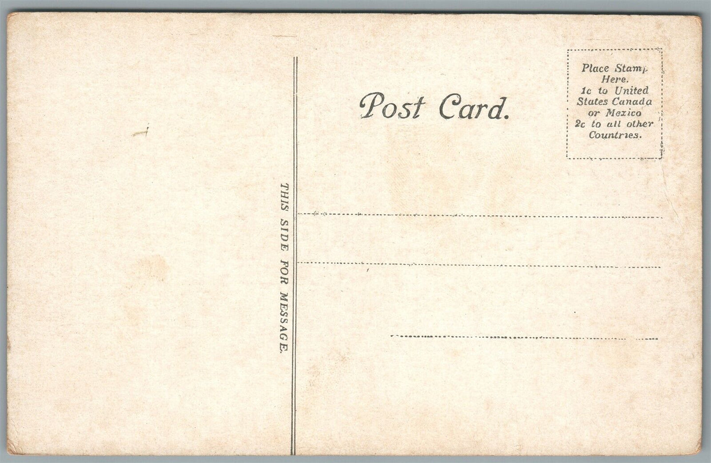 WALTHAM MA CANOEING ON CHARLES RIVER ANTIQUE POSTCARD