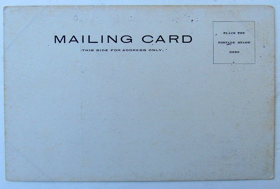 VINTAGE UNDIVIDED POSTCARD NORTH MAIN STREET EAST GREENWICH RI