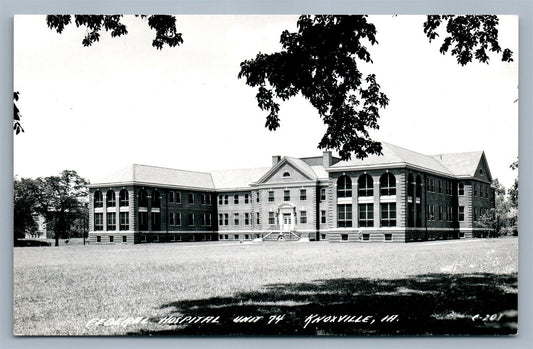 KNOXVILLE IA FEDERAL HOSPITAL VINTAGE REAL PHOTO POSTCARD RPPC