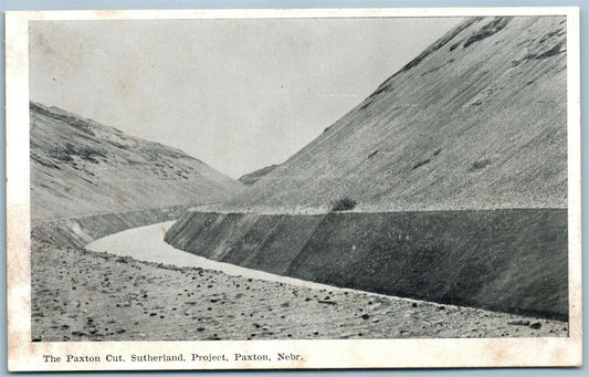 PAXTON NE CUT SUTHERLAND PROJECT ANTIQUE POSTCARD