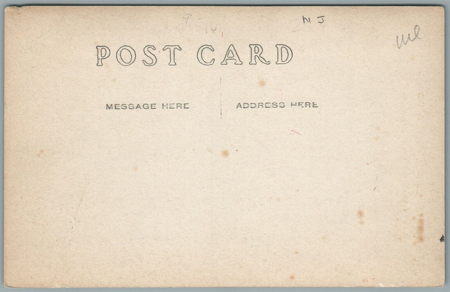 OXFORD NJ WASHINGTON AVE ANTIQUE REAL PHOTO POSTCARD RPPC
