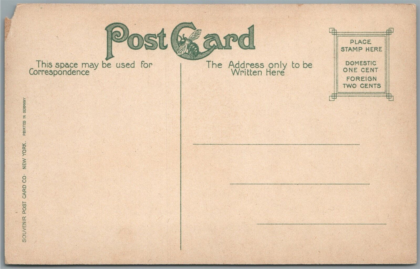 LEXINGTON CATSKILL MTS NY MAIN STREET ANTIQUE POSTCARD