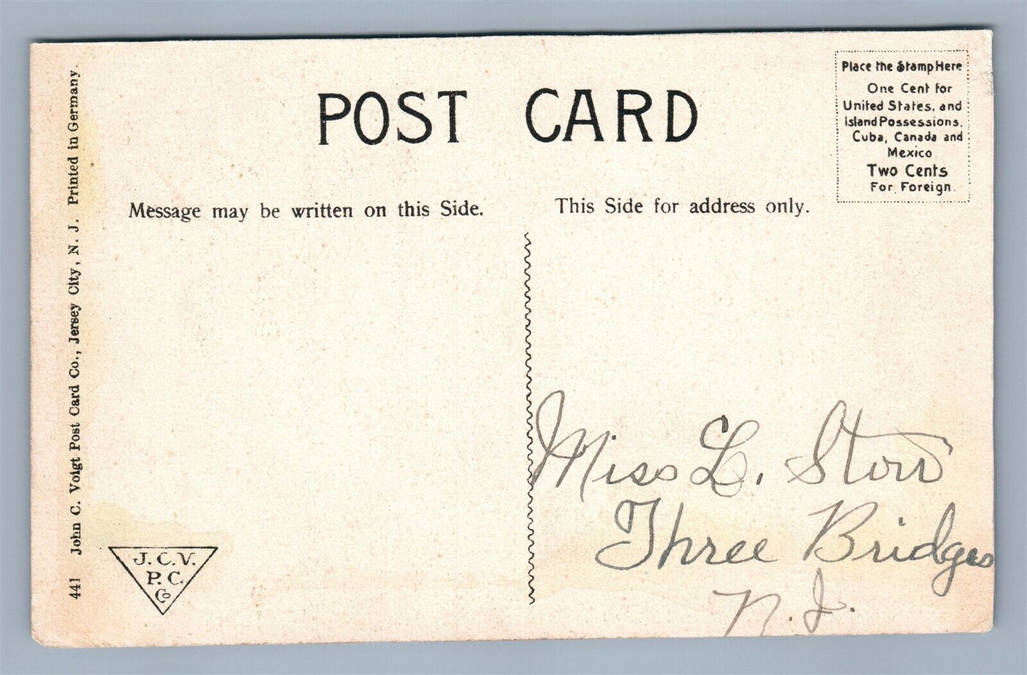 LAMBERTVILLE NJ WASHINGTON'S HEADQUARTERS ANTIQUE POSTCARD