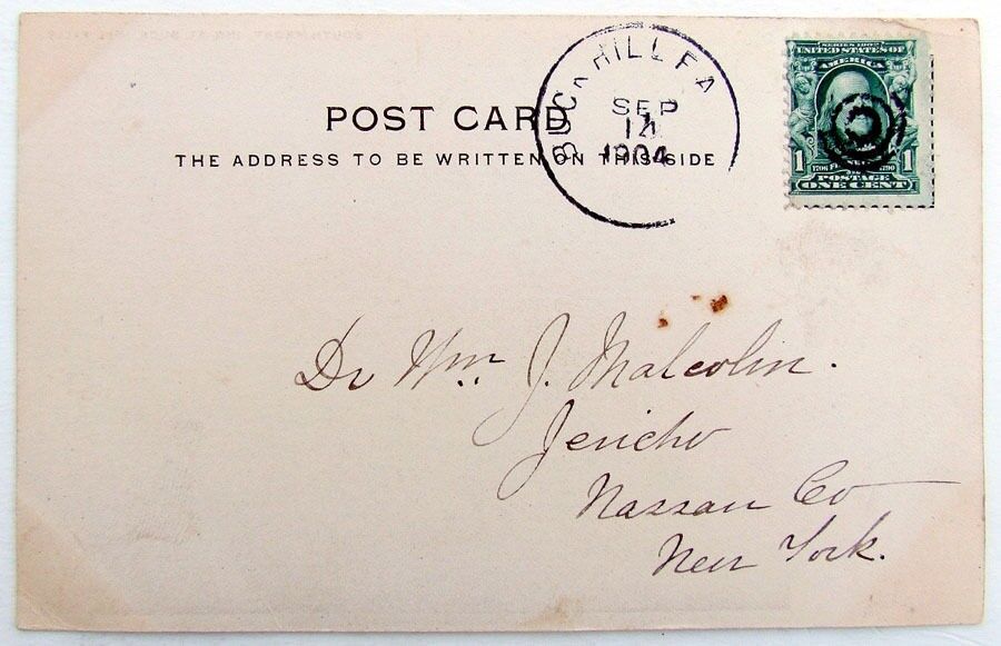 VINTAGE 1904 UNDIVIDED POSTCARD SOUTH FRONT INN AT BUCK HILL FALLS PA