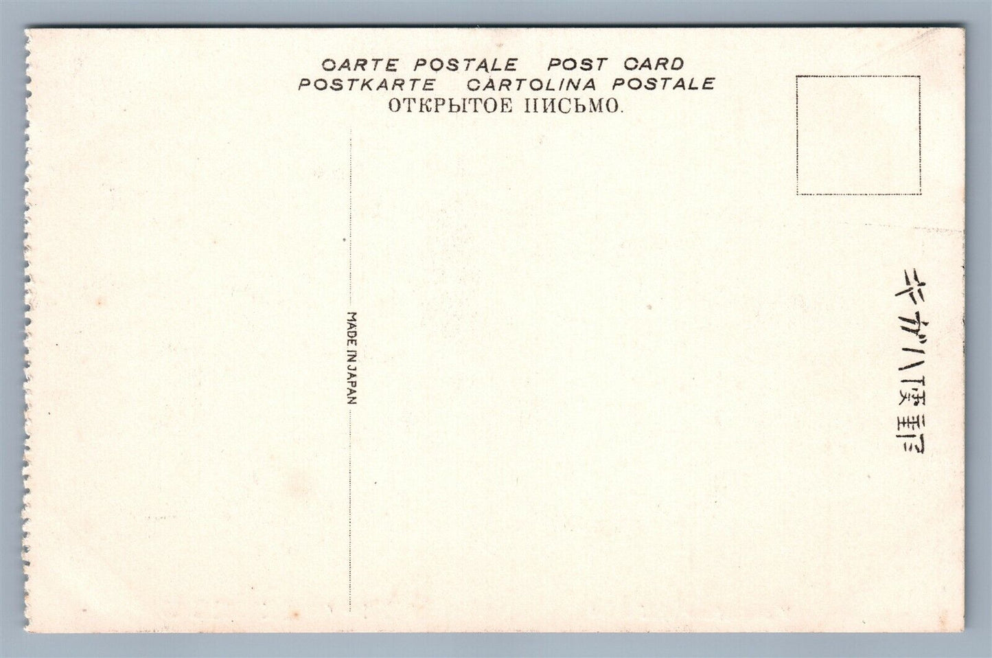 JAPAN VIEW OF MURORAN HOKKAIDO ANTIQUE Japanese POSTCARD