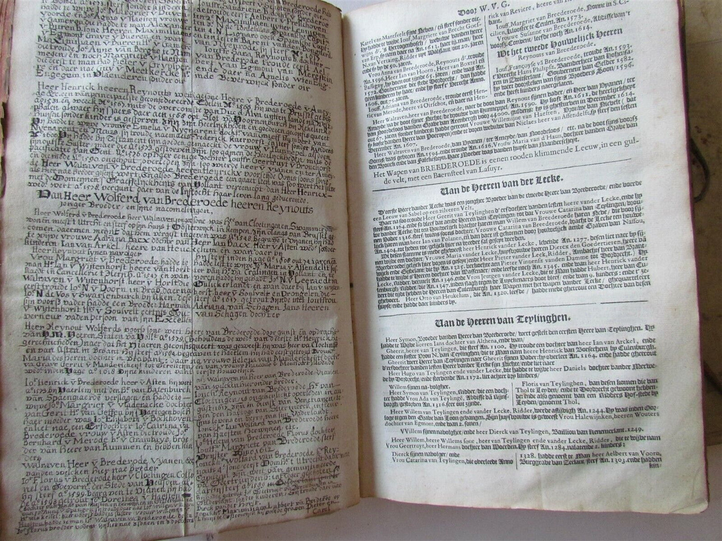 1636 NETHERLANDS HISTORY ILLUSTRATED VELLUM BINDING antique FOLIO