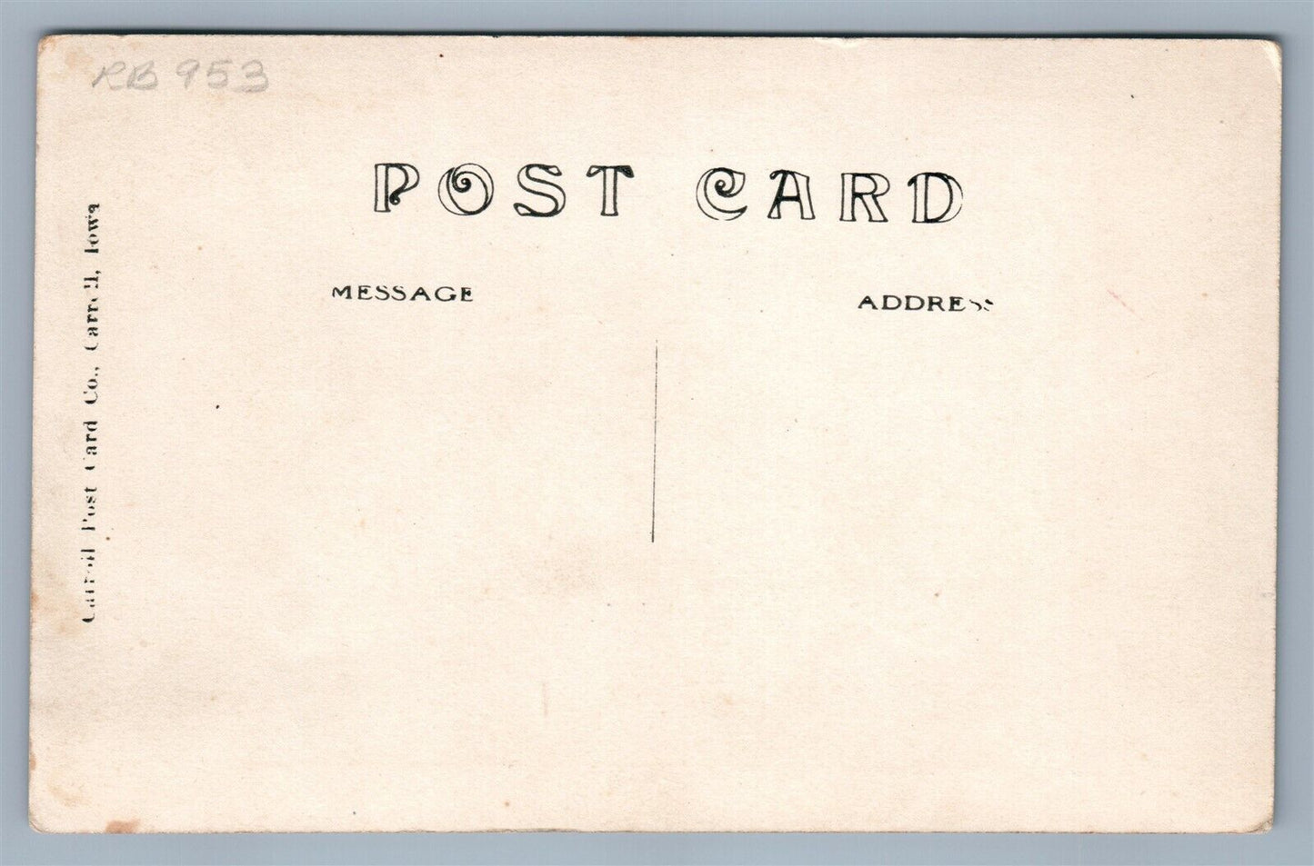 WEST BEND IA FRONT OF GROTTO ANTIQUE REAL PHOTO POSTCARD RPPC