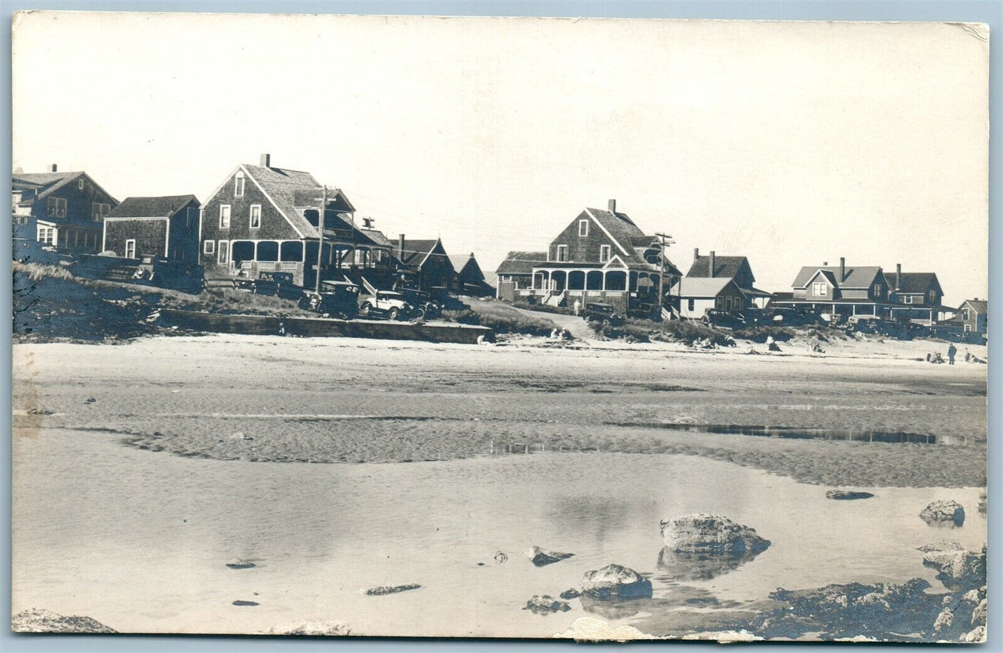 SCARBORO ME ANTIQUE REAL PHOTO POSTCARD RPPC